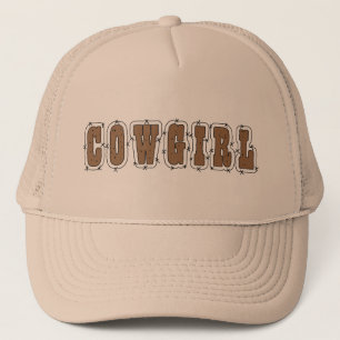 Cute Cowgirl in de Barn Trucker Pet