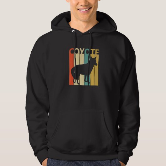 Cute Coyote Animal Hoodie (Voorkant)