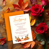 Cute Cozy Autumn Friendsgiving Pumpkins Kaart