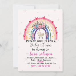 Cute & Cozy Baby Shower Uitnodiging voor de Aankom