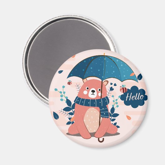 Cute Cozy Beer Magneet (Voorkant / Achterkant)