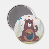 Cute Cozy Beer Magneet (Voorkant / Achterkant)