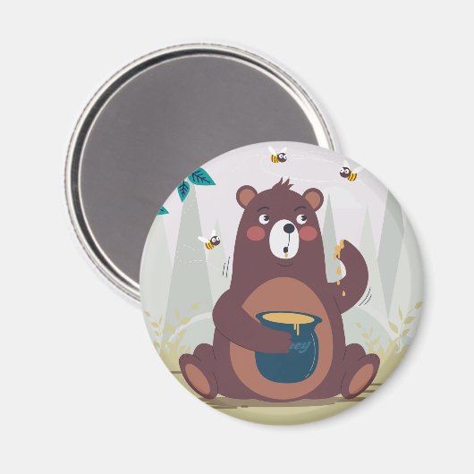 Cute Cozy Beer Magneet (Voorkant / Achterkant)