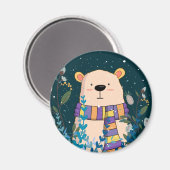 Cute Cozy Beer Magnet (Voorkant / Achterkant)