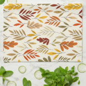 Cute Cozy Fall Leaves Pattern Theedoek (Gevouwen)