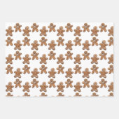 Cute Cozy Festive Sweet Trees Kerstfeestdag Inpakpapier Vel (Voorkant)