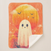 Cute Cozy Halloween Blanket Sherpa Deken (Voorkant)