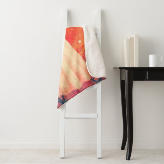 Cute Cozy Halloween Blanket Sherpa Deken (In situ)