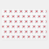 Cute Cozy Hot Chocolate Mok Wrapping Paper Sheets (Voorkant 2)