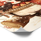 Cute Cozy Penguin Winter Nursery Wall Art Print  (Hoek)