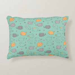Cute & Cozy Slaapkat Droompatroon Accent Kussen