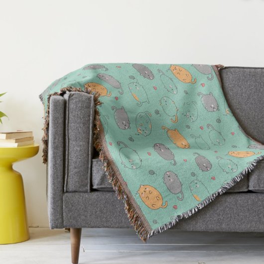 Cute & Cozy Slaapkat Droompatroon Deken