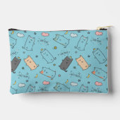 Cute & Cozy Slaapkat Droompatroon Etui (Achterkant)