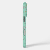Cute & Cozy Slaapkat Droompatroon iPhone hoesje (Achterkant / Rechts)