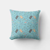 Cute & Cozy Slaapkat Droompatroon Kussen (Voorkant)
