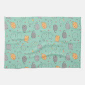 Cute & Cozy Slaapkat Droompatroon Theedoek (Horizontaal)