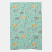 Cute & Cozy Slaapkat Droompatroon Theedoek (Verticaal)