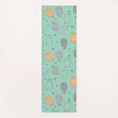 Cute & Cozy Slaapkat Droompatroon Yogamat (Voorkant)