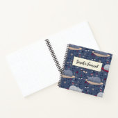 Cute & Cozy Sleepy Cat Dreams Patroon Notitieboek (Binnen)
