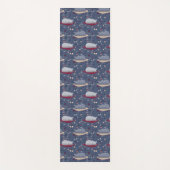 Cute & Cozy Sleepy Cat Dreams Patroon Yogamat (Voorkant)