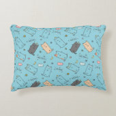 Cute & Cozy Sleepy Cat Dreams Pattern Accent Kussen (Voorkant)