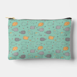 Cute & Cozy Sleepy Cat Dreams Pattern Etui