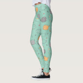 Cute & Cozy Sleepy Cat Dreams Pattern Leggings (Links)
