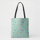 Cute & Cozy Sleepy Cat Dreams Pattern Tote Bag (Voorkant)