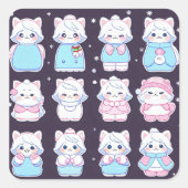 Cute cozy winter stickers  (Voorkant)