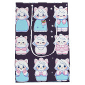 Cute cozy winter stickers  medium cadeauzakje (Achterkant)
