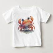 Cute Crab Baby T-Shirt (Voorkant)