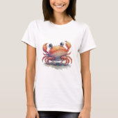 Cute Crab Basic Women's T-Shirt (Voorkant)