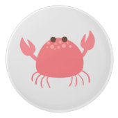 Cute Crab Ceramic Pull Keramische Knop (Voorkant)