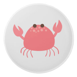 Cute Crab Ceramic Pull Keramische Knop
