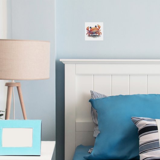 Cute Crab Folie Print (Insitu (Slaapkamer))
