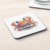 Cute Crab Hard Plastic Onderzetter (Linkerzijde)