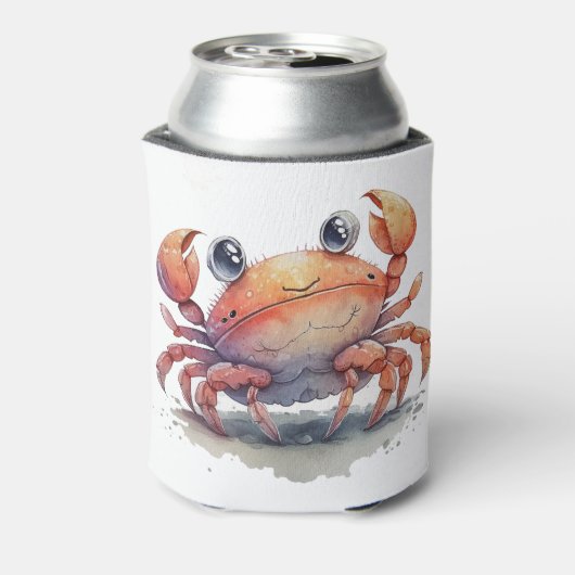 Cute Crab Koelbox Blikjeskoeler (Blikje Achterkant)