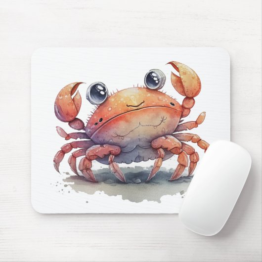 Cute Crab Mousepad Muismat (Met muis)