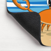 Cute Crab op Sandy Beach Muismat (Hoek)