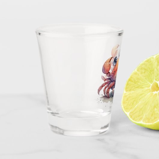 Cute Crab Shot Glass Glas (Links)