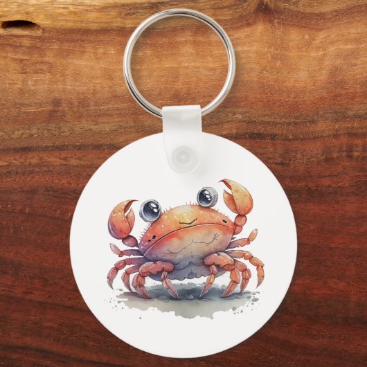 Cute Crab Sleutelhanger (Voorkant)