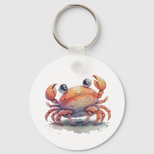 Cute Crab Sleutelhanger (Achterkant)