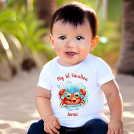 Cute Crab Summer Vacking Crabbing Name
