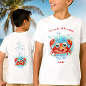 Cute Crab Summer Vacking Crabbing T-shirt