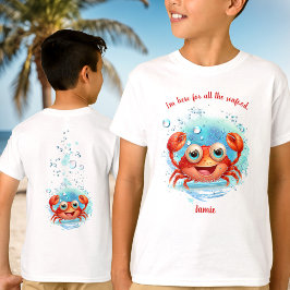 Cute Crab Summer Vacking Crabbing T-shirt