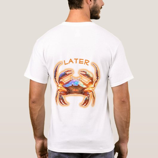 Cute Crab T-shirt (Achterkant)