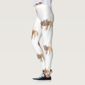 Cute crab tekening leggings (Links)