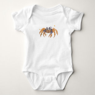 Cute crab tekening romper
