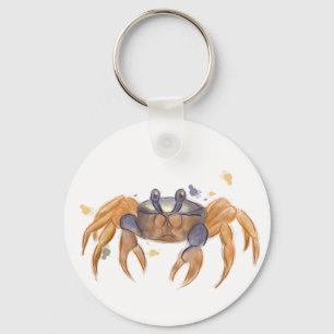 Cute crab tekening sleutelhanger
