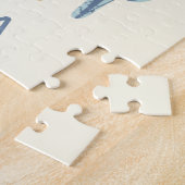 Cute Crab Underwater Shells Pastel Aangepaste naam Legpuzzel (Zijkant)